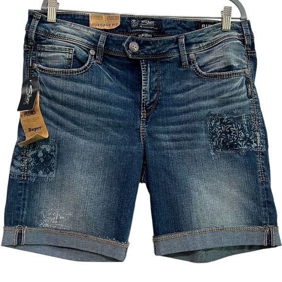 Silver Jeans Pants - SILVER Jeans Denim Shorts BNWT 16 Jean Shorts